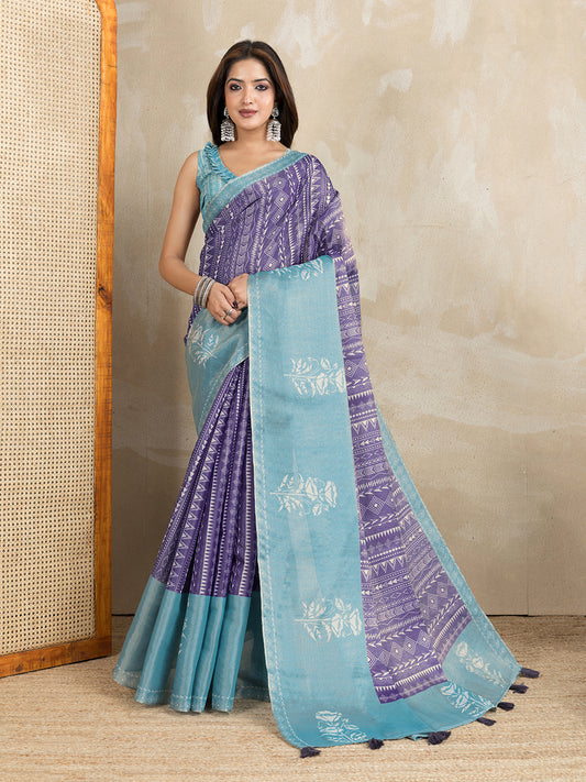 Elegant Dual-Tone Erode Anmol Silk Saree For Women